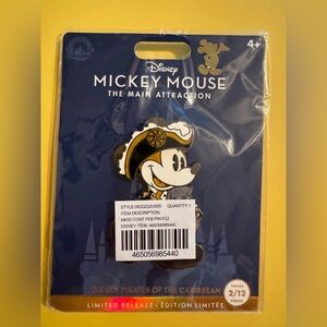 Mickey Mouse the Main Attraction Limited Edition Pin